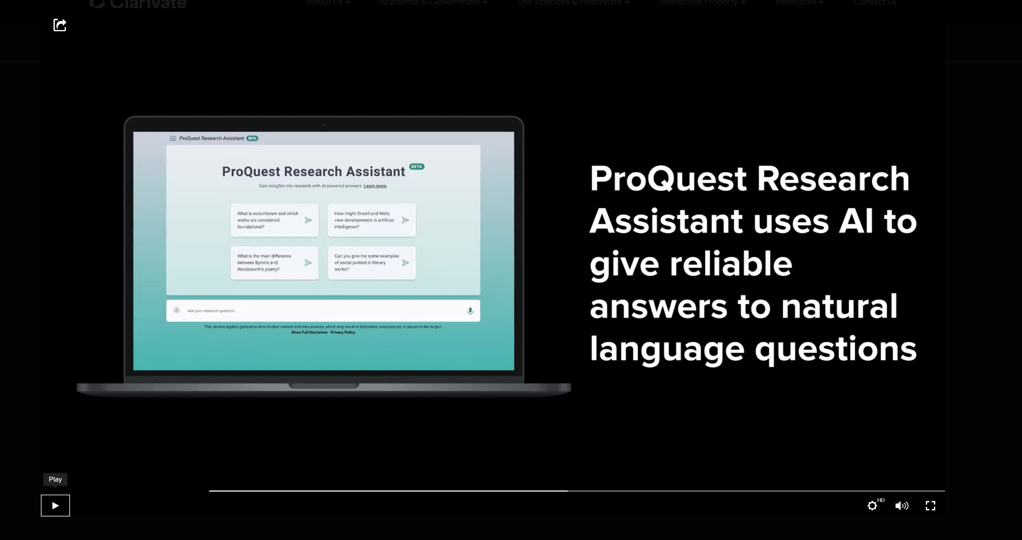 ProQuest Research Assistant